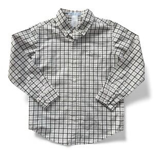 Janie and Jack Plaid Button Down Toddler Boy Shirt size 4